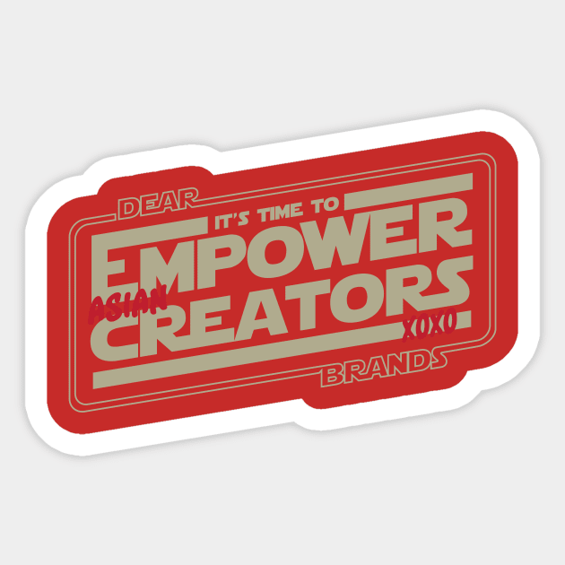 Let's Empower ASIAN creators! Sticker by FairSquareComics